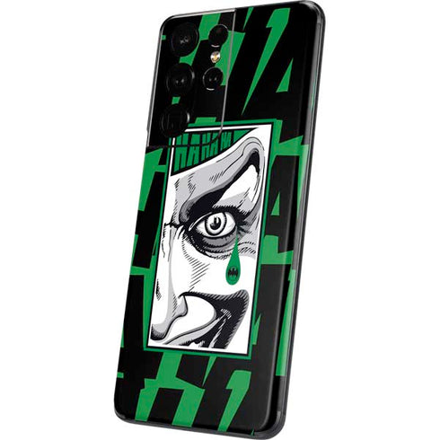 DC Comics The Joker Teardrop Card Galaxy S21 Ultra 5G Skin